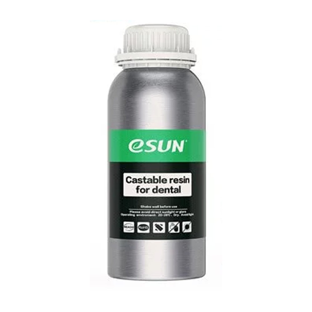 שרף נוזלי למדפסת תלת מימד eSUN Green eResin-Castable For Dental